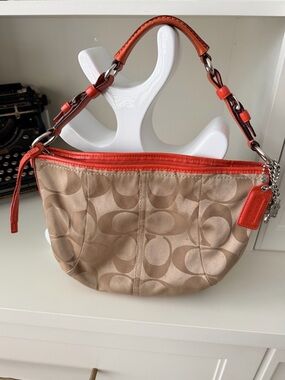 Y2K Vintage 2000’S COACH Signature C Hobo Carriage Handbag Purse H0868-12675
